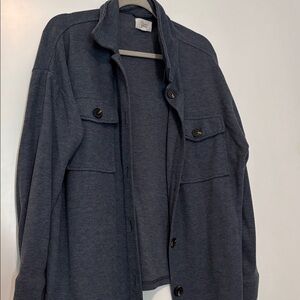 Hippie Rose button down oversized‎ shacket Sz L